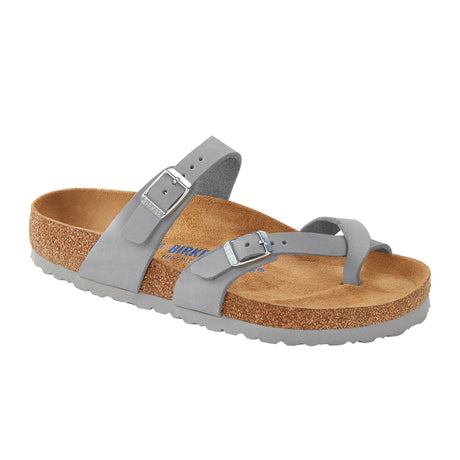 Birkenstock Mayari Soft Footbed Sandal (Women) - Dove Gray Sandals - Thong - The Heel Shoe Fitters