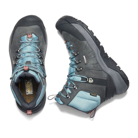 Keen Revel IV Mid Polar Hiking Boot (Women) - Magnet/North Atlantic Boots - Winter - Mid Boot - The Heel Shoe Fitters