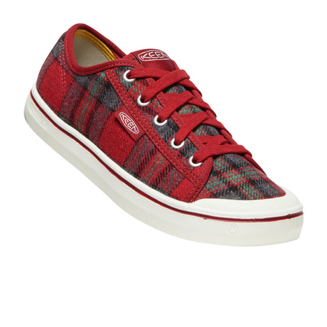 Keen Elsa Sneaker V Sneaker (Women) - Red Plaid/Red Dahlia Dress-Casual - Sneakers - The Heel Shoe Fitters