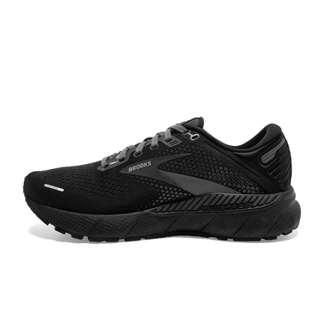 Brooks Adrenaline GTS 22 Running Shoe (Women) - Black/Black/Ebony Athletic - Running - Stability - The Heel Shoe Fitters