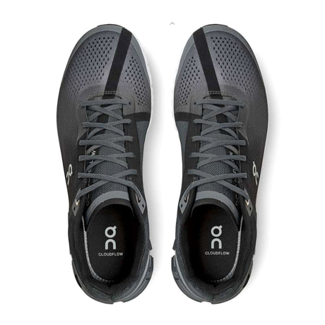 On Running Cloudflow Running Shoe (Men) - Black/Asphalt Athletic - Running - Cushion - The Heel Shoe Fitters