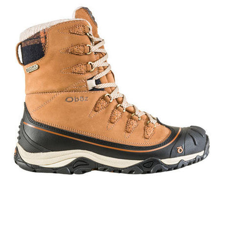 Oboz Sapphire 8" Insulated B-DRY Winter Hiking Boot (Women) - Tan Boots - Winter - High - The Heel Shoe Fitters