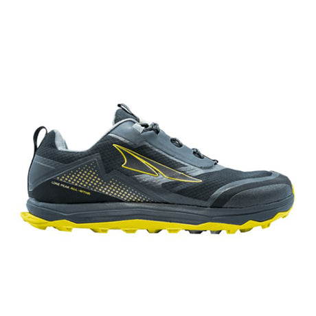 Altra Lone Peak All-Weather Low (Men) - Black/Yellow Athletic - Running - Neutral - The Heel Shoe Fitters