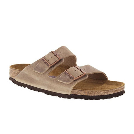 Birkenstock Arizona Soft Footbed Narrow Slide Sandal (Unisex) - Tobacco Oiled Leather Sandals - Slide - The Heel Shoe Fitters