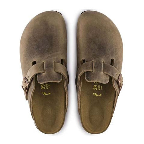 Birkenstock Boston Clog (Unisex) - Tobacco Oiled Leather Dress-Casual - Clogs & Mules - The Heel Shoe Fitters