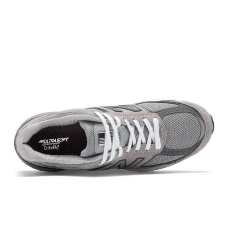 New Balance 990 v5 Running Shoe (Men) - Grey/Castlerock Athletic - Running - Stability - The Heel Shoe Fitters