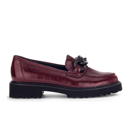 Gabor 35240-18 Loafer (Women) - Bordeaux Snautschlack Dress-Casual - Loafers - The Heel Shoe Fitters